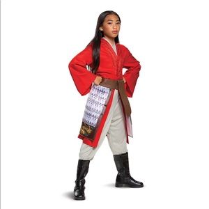 Disney Mulan Deluxe Girls Halloween Costume New